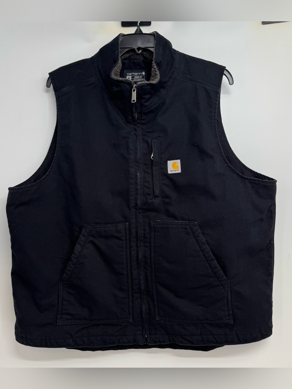 Carhartt Men's Size XL Sherpa Lined Vest 104277 Black